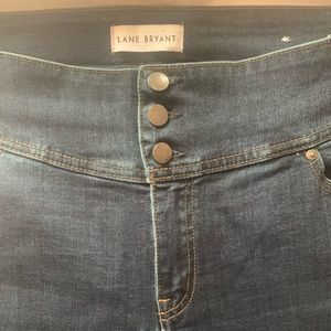 Lane Bryant high rise jegging size 18W. Med. wash.